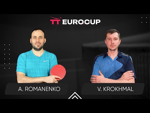 18:00 Andrii Romanenko - Vitalii Krokhmal 26.02.2024 TT Euro.Cup Ukraine Master. TABLE 3