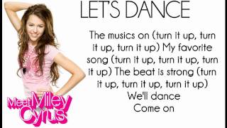 MIley Cyrus - Let&#39;s Dance Lyrics:)