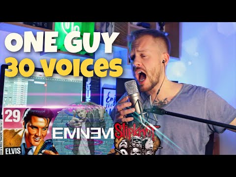 UN RAGAZZO 30 VOCI!(ELVIS, SLIPKNOT, EMINEM E ALTRI)