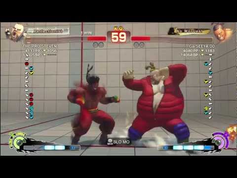 THE PRO STEVEN (Rufus) vs: GarSEEYA 00 (Deejay) SSF4:AE v.2012 HD HIGH Ranked Matches