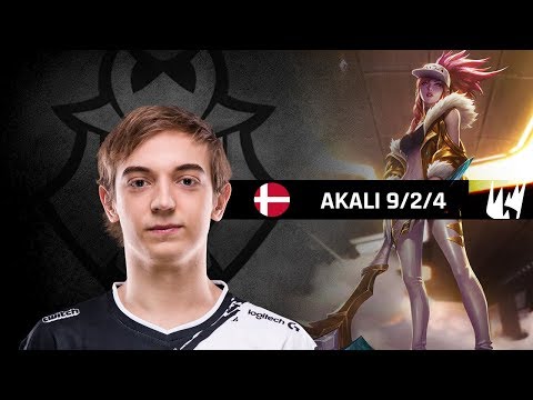Highlights G2 Caps with Akali - LEC Spring Split 2019
