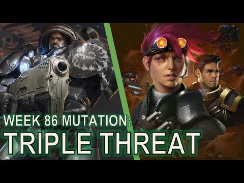 Starcraft 2 Co-Op Mutation #86: Triple Threat [Terran Madness]