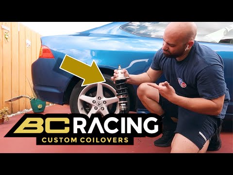 RSX DC5 BUILD - NEW SUSPENSION! BC RACING COILOVERS EP6