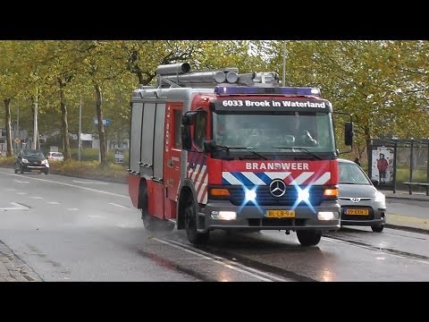 [28-10-2013] 5X Brandweer met Spoed naar Stormschades [GRIP2 Regio ZAWA] in Purmerend + Foto`s