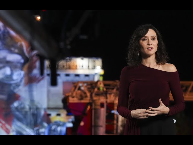 Isabel Díaz Ayuso en su mensaje de Fin de Año