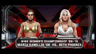 WWE 2K19 - RISING STARS PACK DLC - MARIA KANELLIS GAMEPLAY