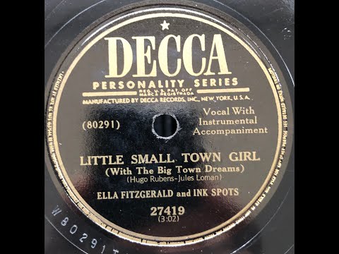 Ella Fitzgerald and Ink Spots