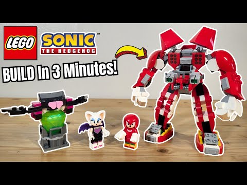 LEGO Sonic The Hedgehog 76996 Knuckles' Guardian Mech - 2024 SPEED BUILD!