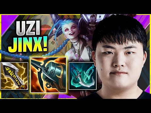 UZI BRINGS BACK HIS ICONIC JINX! - Uzi Plays Jinx ADC vs Ezreal! | Season 11