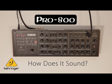 Behringer Pro-800 8-voice Polyphonic Analog Synthesizer Behringer Pro-800 8-voice Polyphonic Analog Synthesizer