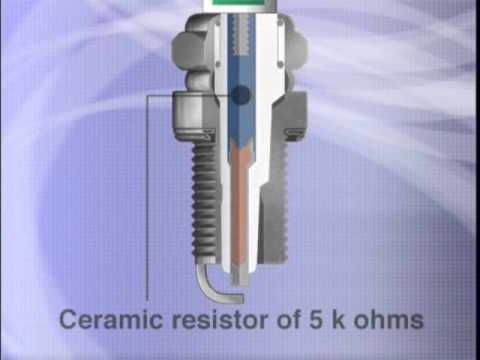 Resistor spark plug