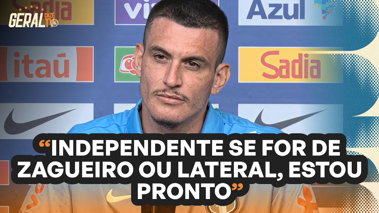ZAGUEIRO OU LATERAL? IBAÑEZ ABRE O JOGO SOBRE SUA FUNÇÃO NA SELEÇÃO | COLETIVA DA SELEÇÃO BRASILEIRA