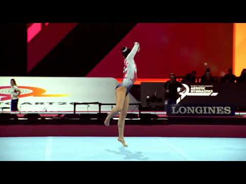Brooklyn Moors (CAN) Floor Team Final 2019 Stuttgart World Championships