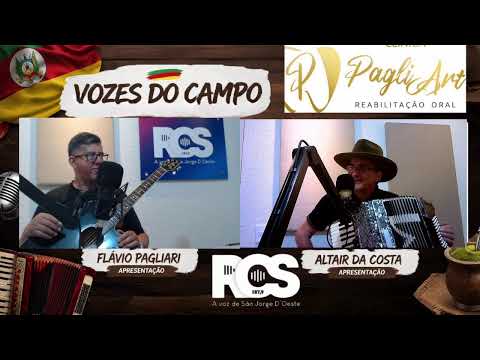 🌾 Vozes do Campo com Altair da Costa e Flávio Pagliari O espaço dedicado à música ao vivo.