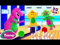 Roll Roll Roll The Ball Nursery Rhyme Sing Along With Barney And Friends