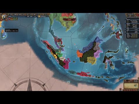 EU4 1.31 Leviathan Update. malacca campaign part 1 (No Commentary)