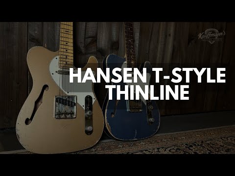 Hansen T-Style Thinline Firemist Gold