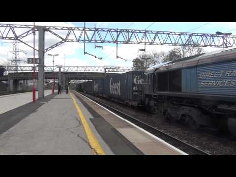 (HD) DRS 66433 Seen Going Through Stafford