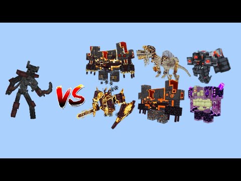 Mutant Wither Skeleton vs L_Ender's Cataclysm Bosses