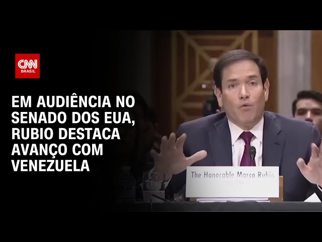 Marco Rubio destaca aproximação entre EUA e Venezuela | HORA H
