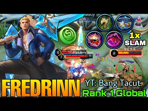 1x Slams Enemy K.O! Jungler Fredrinn Tanky Build! - Top 1 Global Fredrinn by YT: Bang Tacut. - MLBB