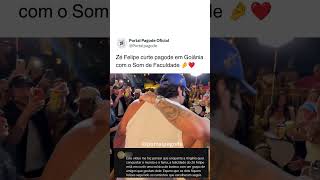 Zé Felipe e Som de Faculdade no pagode #shorts