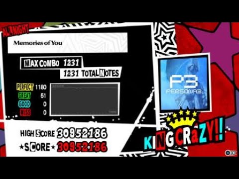 Persona 5: Dancing in Starlight: Memories of You  [All Night] King Crazy