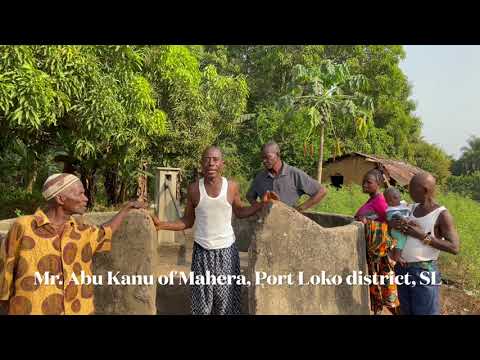 Water Well in Mahera Sierra Leone