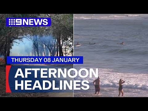 Catastrophic fire danger rating in Victoria; Heatwave warning for NSW | 9 News Australia