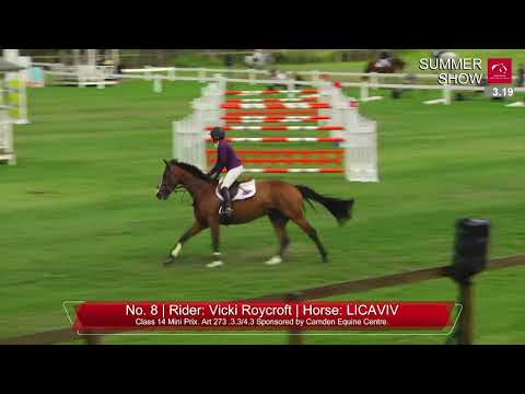 JNSW Summer Show - Class 14  Mini Prix - Vicki Roycroft - LICAVIV