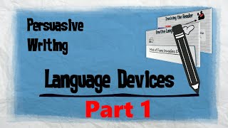 Persuasive Language Part 1 | Persuasive Writing | EasyTeaching