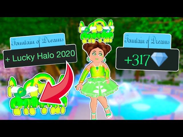 roblox royale high lucky halo 2019