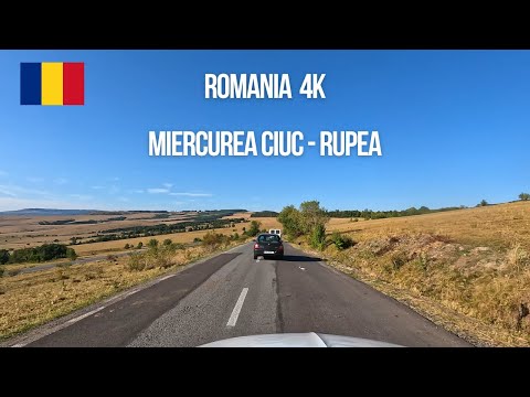 Driving in Romania Transylvania from Miercurea Ciuc to Rupea