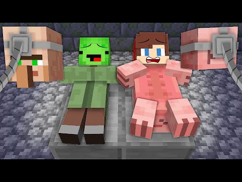 JJ and Mikey SHAPESHIFT into MOBS ! - Minecraft (Maizen)