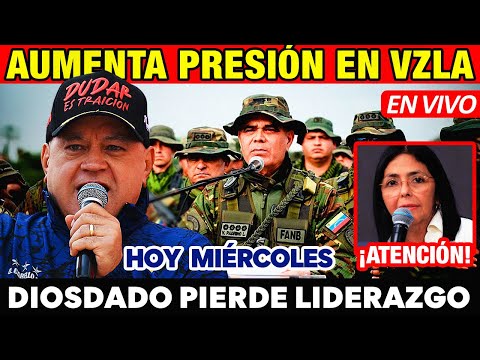 ÚLTIMO 🚨 DIOSDADO PIERDE TERRENO 🔴 EEUU AUMENTA SU PRESIÓN EN VZLA Y DELCY QUEDA BAJO PRESIÓN