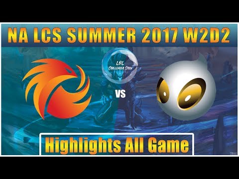 P1 vs DIG Highlights All Game NA LCS Summer 2017 Phoenix1 vs Dignitas