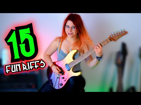 Just 15 Fun Guitar Rock & Metal Riffs