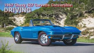 1967 Chevy 427 Corvette Convertible Driving
