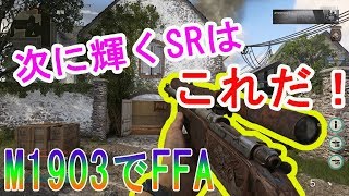 【COD:WW2実況】＃24　次に輝くSRはこれだ！M1903でFFA！