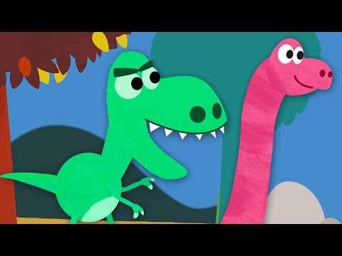 The Prehistoric Animal Brigade | Dinosaur Song | Toddler Fun Learning