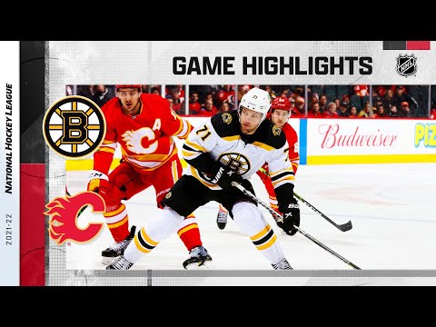 Bruins @ Flames 12/11/21 | NHL Highlights