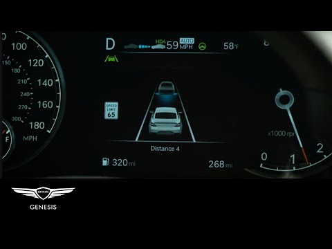 Part of a video titled Smart Cruise Control Overview | Genesis G70 | How-To | Genesis USA