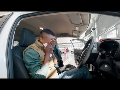 He just collected his first car!