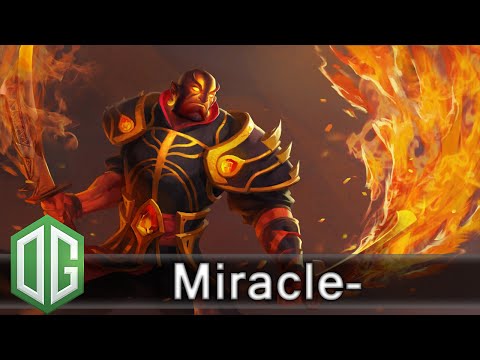 OG.Miracle- Ember Spirit Gameplay - Rampage ! 4 Divine Rapire - Ranked Match - OG Dota 2
