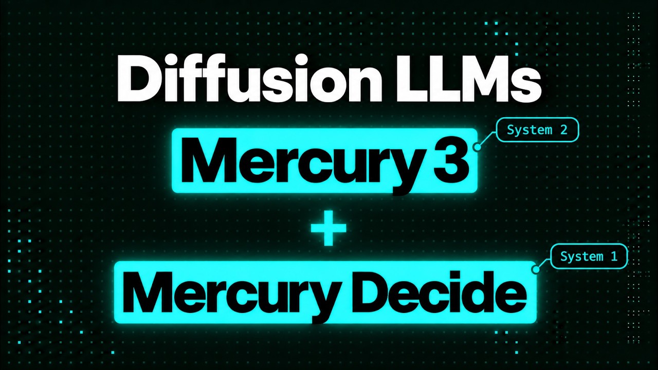 Do Diffusion LLMs Scale? Testing Mercury 3 + Decide