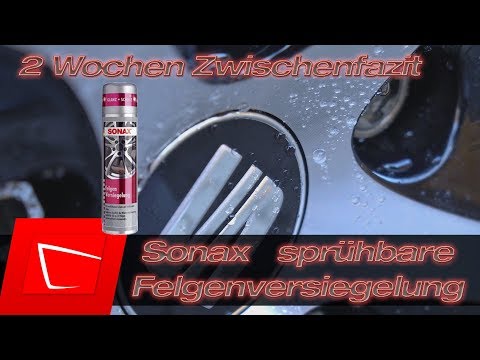 SONAX rim sealant - sprayable rim sealant tested - 2-week interim conclusion