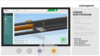 Salvagnini press braking: FACE human-machine interface