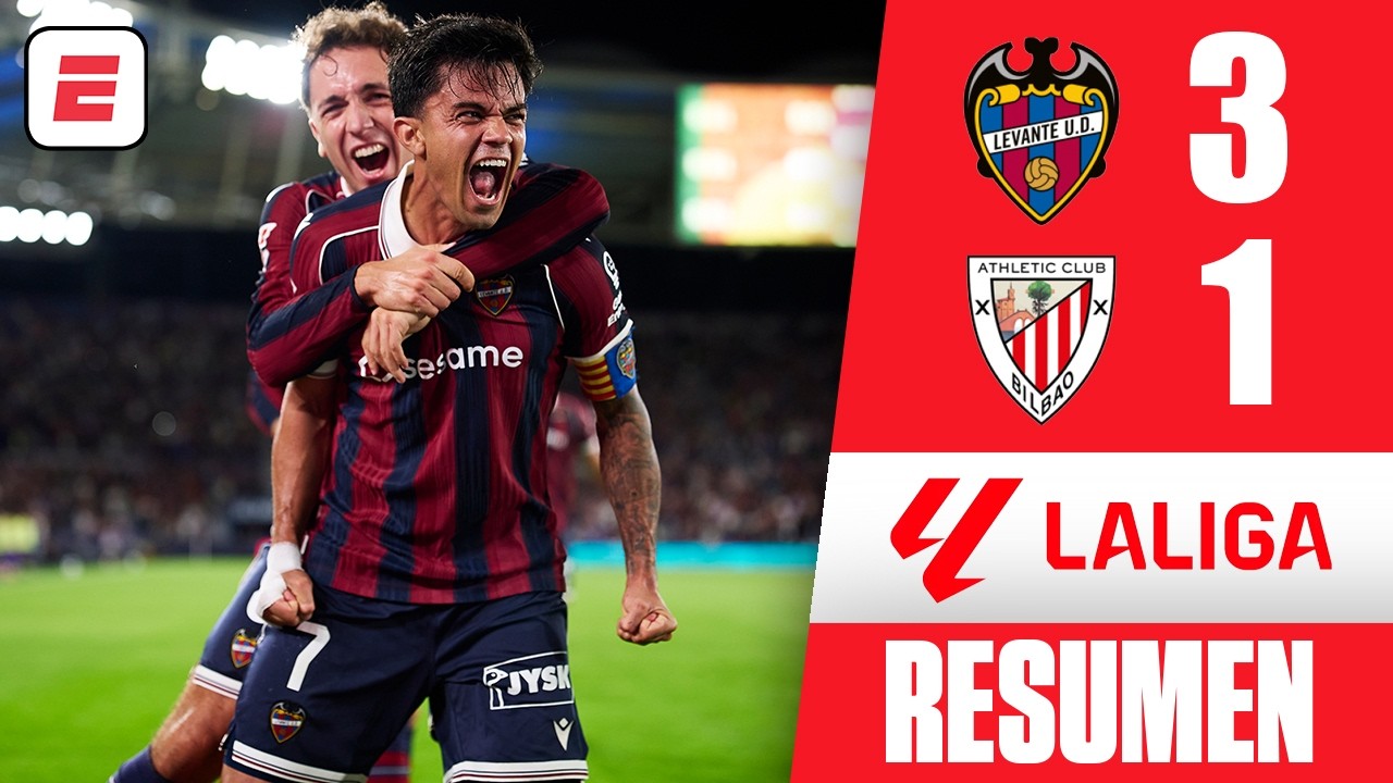 Levante suma segundo triunfo de la campaña tras superar al Athletic con doblete de Brugué | La Liga