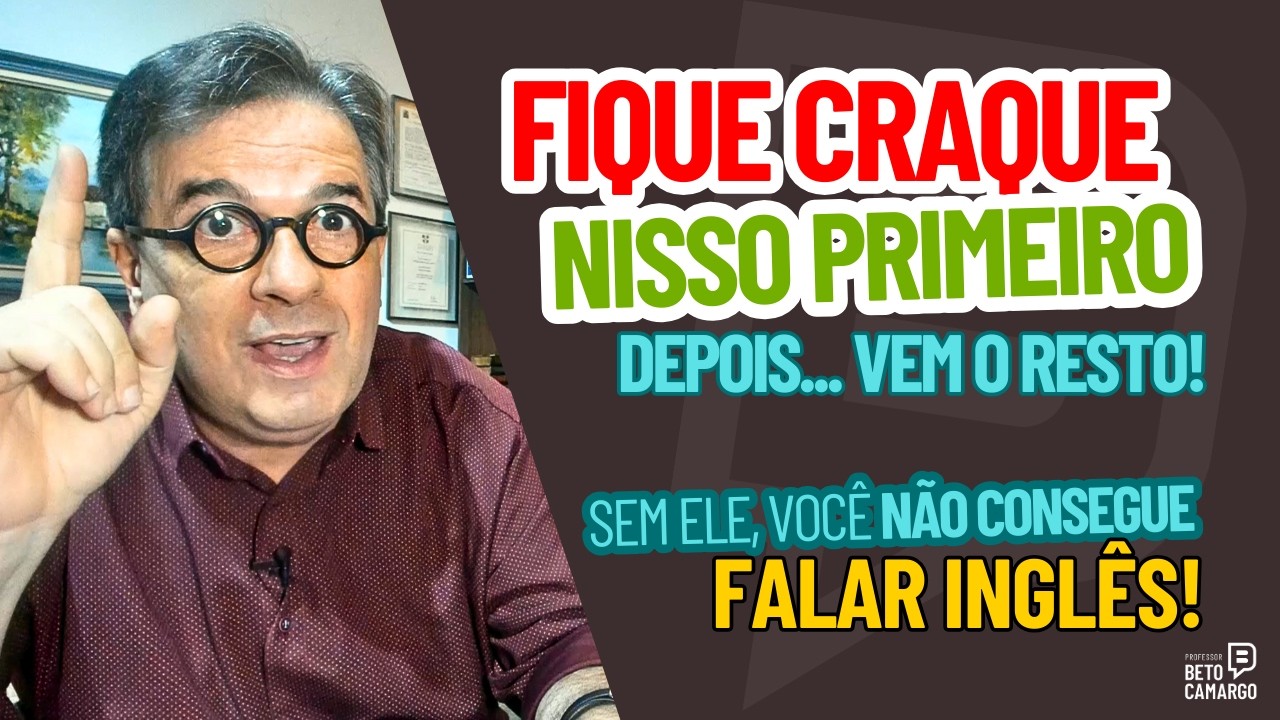SEM VERBO você não fala Inglês  |  Dica de Inglês do Tio Beto
