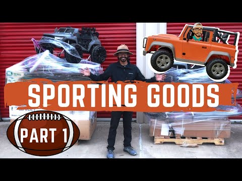 Unboxing Sporting Goods Pallets| Part 1 | Wholesale Liquidation